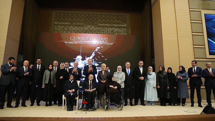 Cumhurbaşkanı Erdoğan 'Gurbet Kuşları' belgeselinin galasına katıldı