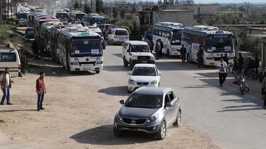 1,055 civilians evacuated from Syria's Al-Qadam