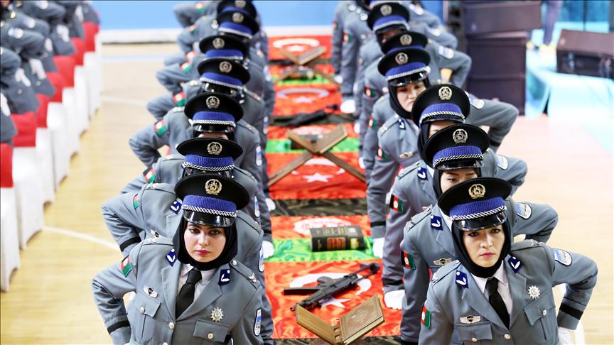 پایان دوره آموزشی 242 تن از زنان پلیس افغانستان در ترکیه