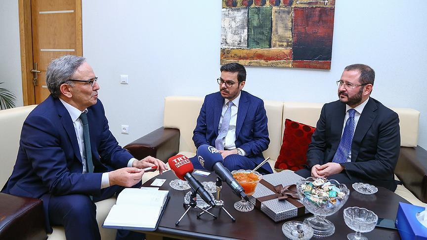 Anadolu Agency, TRT visit Azerbaijan Press Council