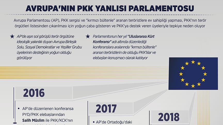 Avrupa'nın PKK destekçisi parlamentosu