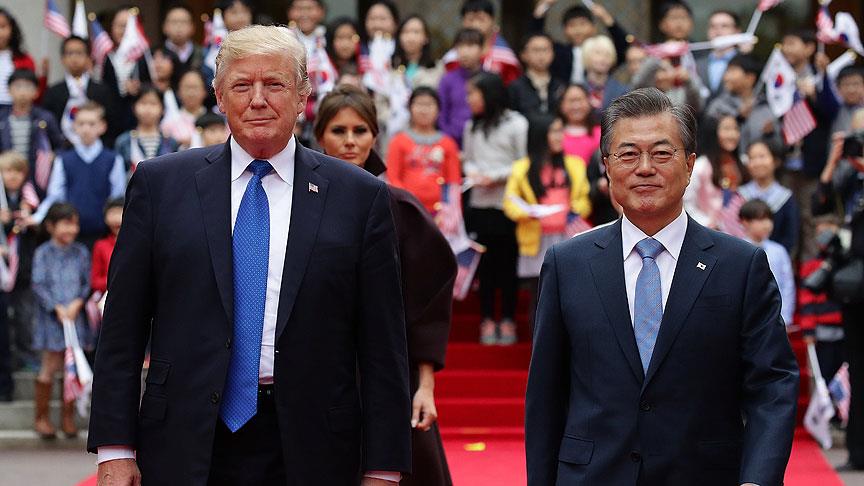 Trump-Moon görüşmesinde Kuzey Kore için 'somut adım' vurgusu
