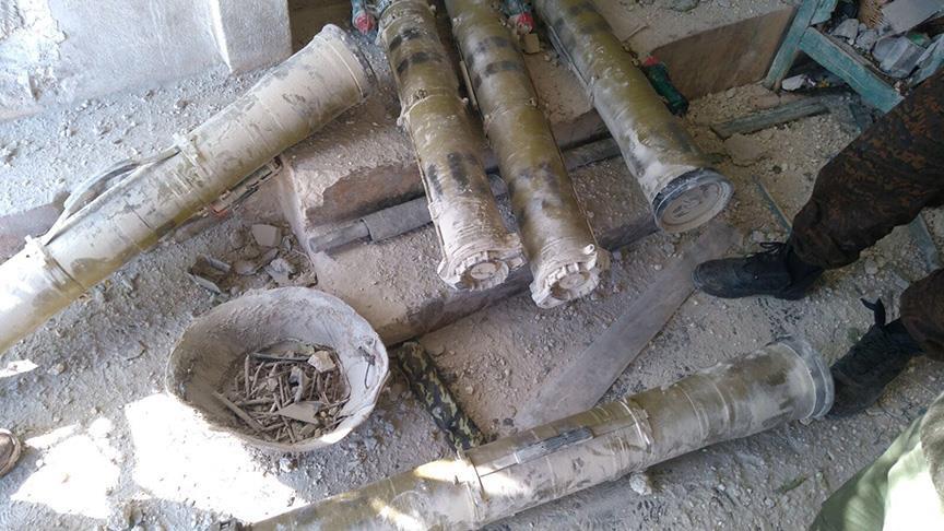 Afrin'de güdümlü tanksavar silahları ele geçirildi