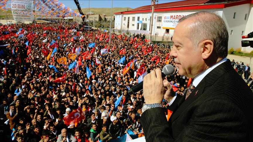 اردوغان: هر لحظه ممکن است مژده ورود به عفرین را بدهیم