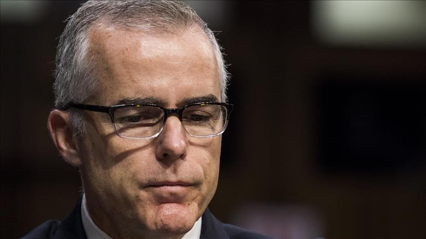 Despiden al director adjunto del FBI, Andrew McCabe