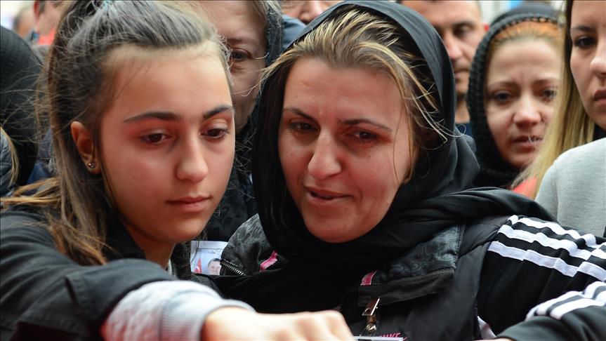 Turkish martyr's widow hails securing of Afrin center 