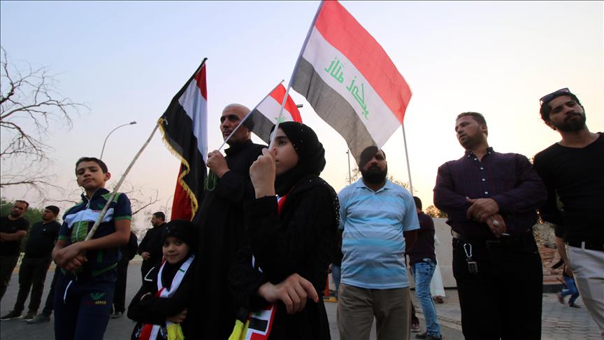 Iraqis protest collapse of services in Baghdad