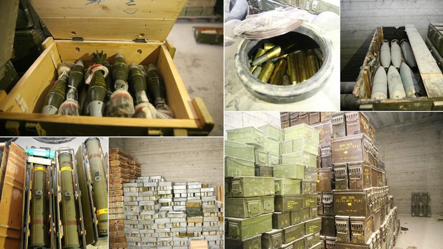 "Rameau d'olivier": Des milliers de pièces d'armes saisies dans un entrepôt à Afrin