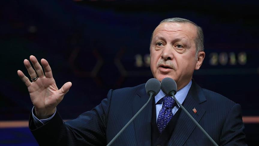Erdogan says Turkey to continue military operation