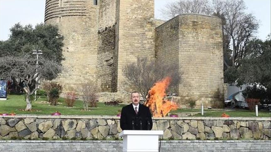 Ильхам Алиев принял участие в торжествах по случаю Новруза 
