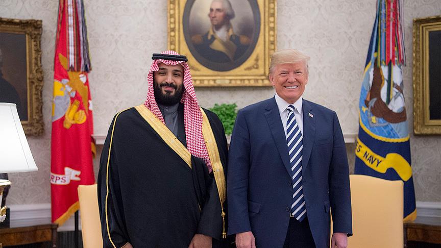 ABD Başkanı Trump, Suudi Veliaht Prens Selman ile görüştü