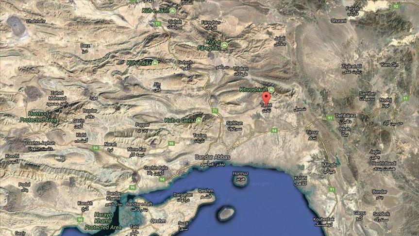 وقوع زلزله 5 ریشتری در هرمزگان ایران