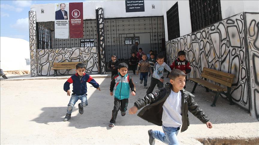 بازسازی و تعمیر مدارس در عفرن توسط ترکیه