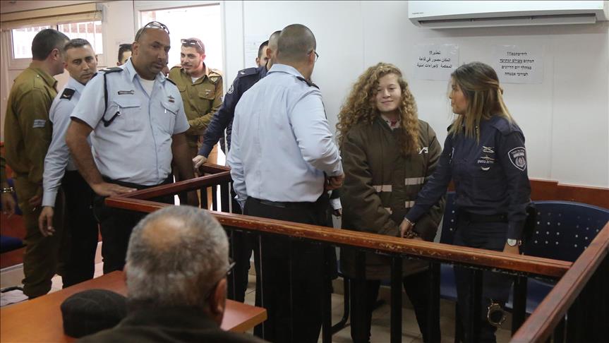 Condamnations palestiniennes du procès d'Ahed Tamimi