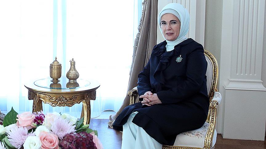 Emine Erdoğan, Arnavutluk Başbakanının eşi Linda Rama ile görüştü