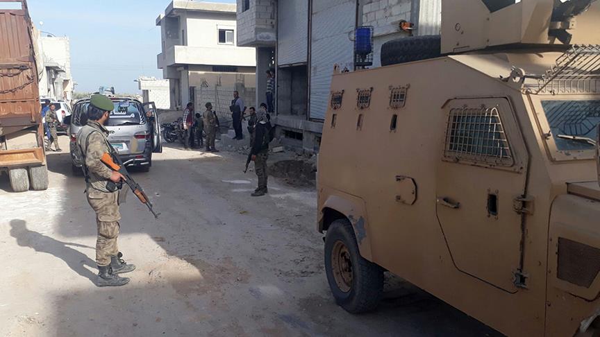 Azez Emniyet Müdürlüğü yağmacıları kıskıvrak yakalıyor