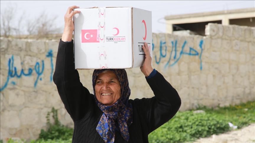 ادامه ارسال کمک‌های بشردوستانه ترکیه به مردم عفرین
