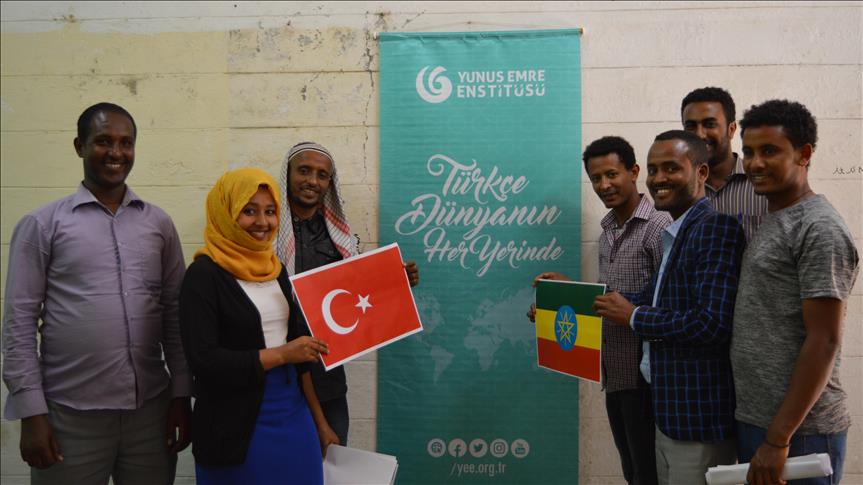 Ethiopian students keen on learning Turkish