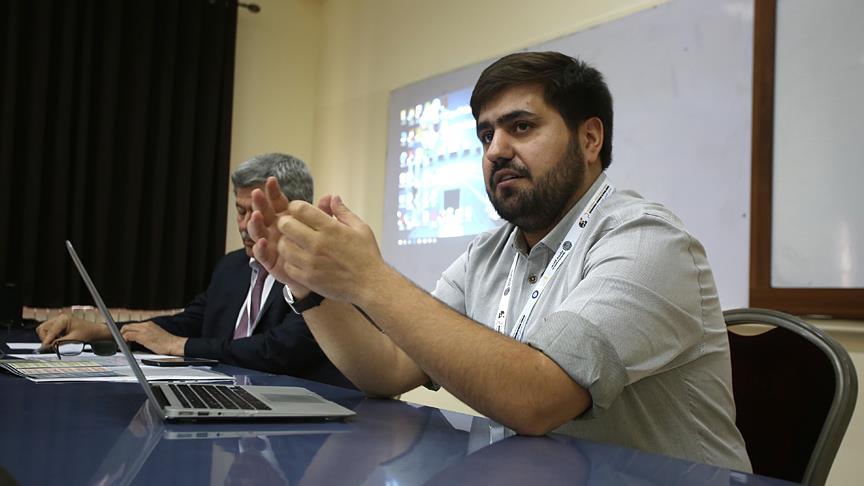 AA Kudüs Muhabiri Fırat'tan, INCSOS'ta Filistin Yahudilerine ilişkin sunum