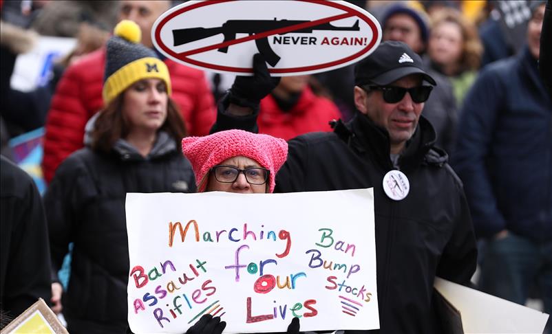 Thousands urge gun control across US and Canada