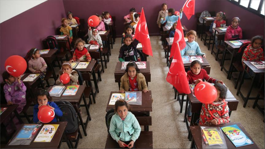 تركيا ترمم مدارس عفرين وتعيد فتحها       