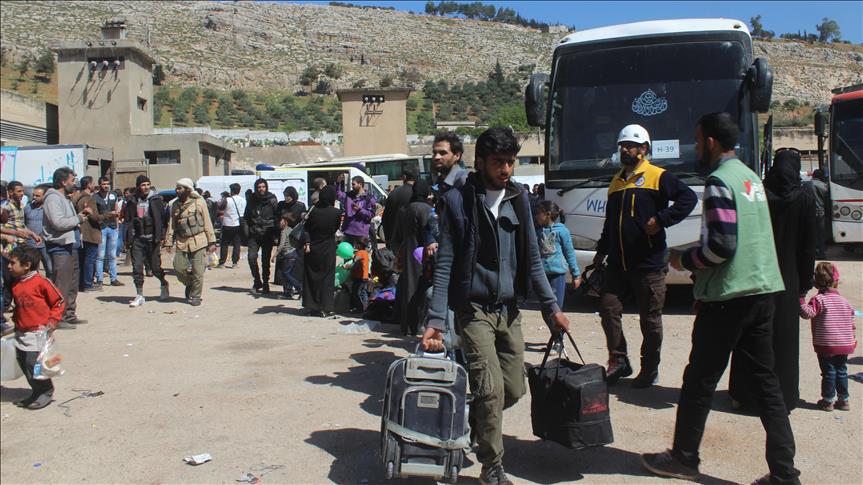 5th convoy reaches Syria’s Hama amid evacuation deal