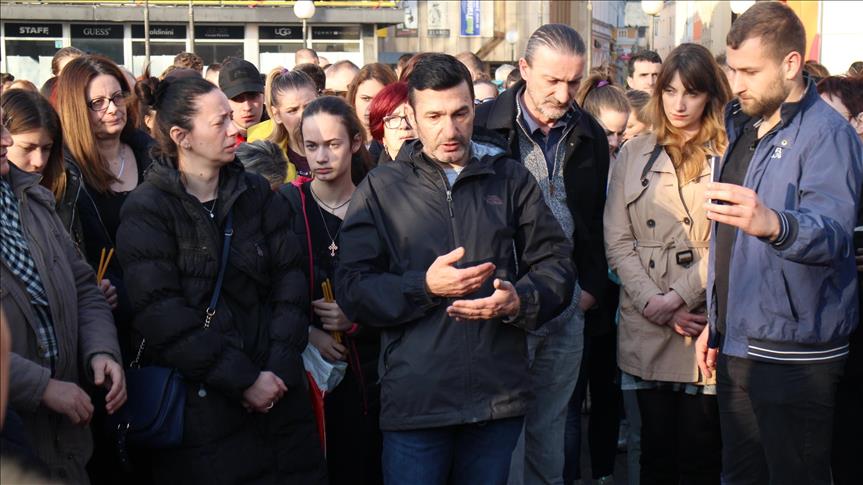 Banjalučani ponovo u centru grada palili svijeće za Davida Dragičevića