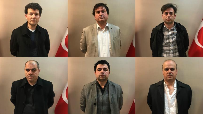 6 senior alleged FETO members brought to Turkey