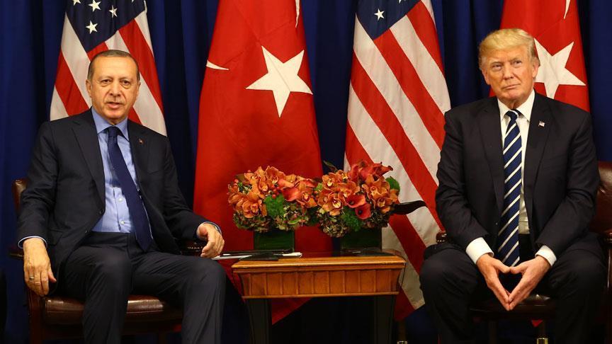 Erdogan, Trump discuss bilateral, regional issues