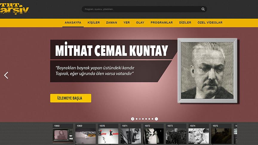 'trtarsiv.com' 1 yaşında