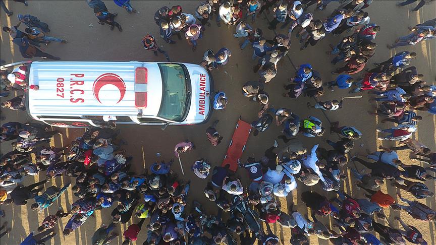 Israeli gunfire injures 11 Palestinians on Gaza border