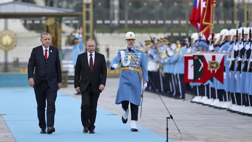 Russian president arrives in Turkey