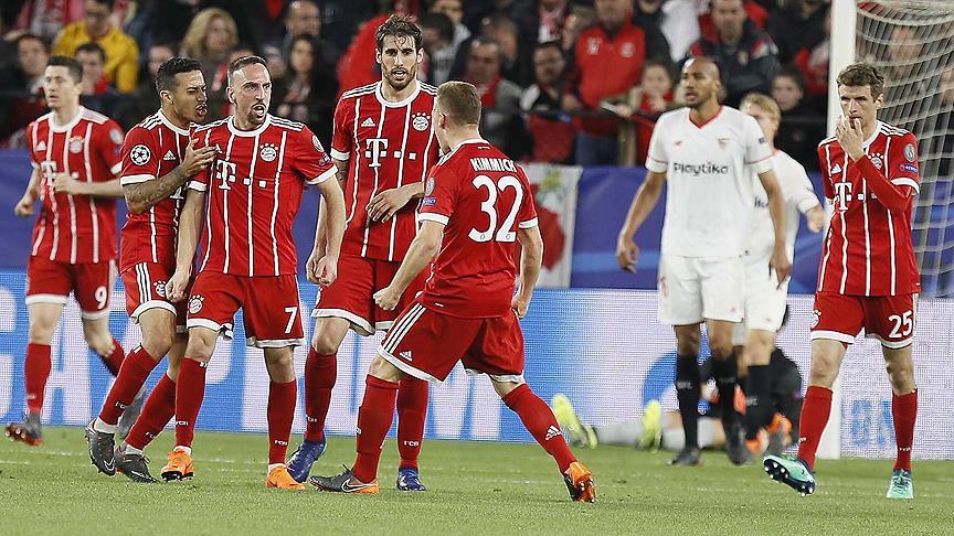 Bayern Münih, deplasmanda Sevilla'yı 2-1 yendi 