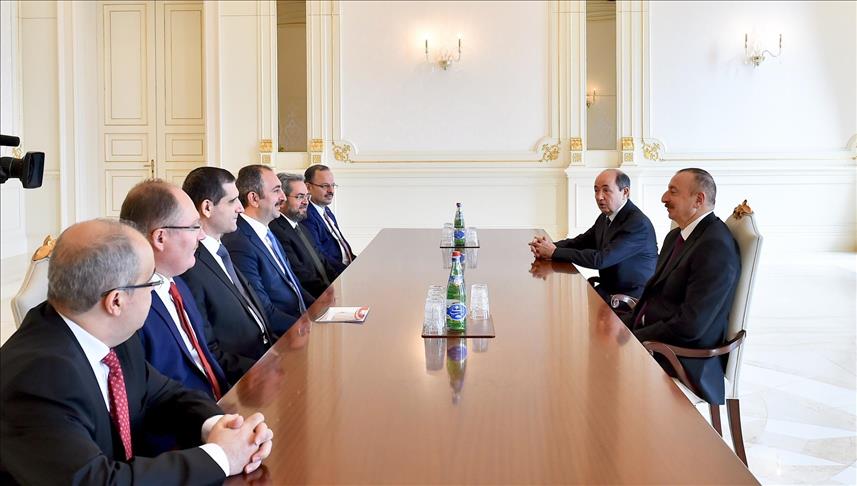 Azerbaijani president meets Turkish justice minister