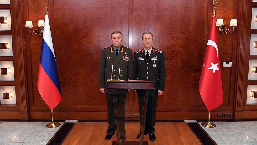 Genelkurmay Başkanı Akar ile Rus mevkidaşı Gerasimov görüştü