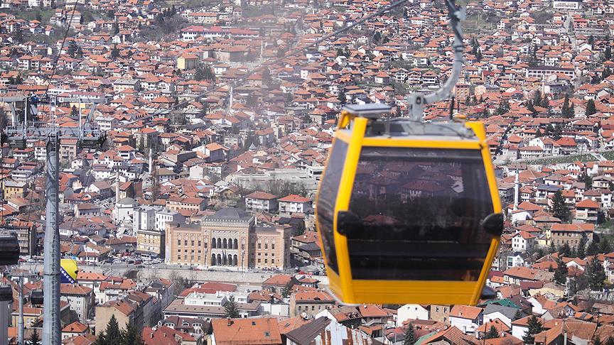 Saraybosna'nın sembollerinden teleferik küllerinden doğdu