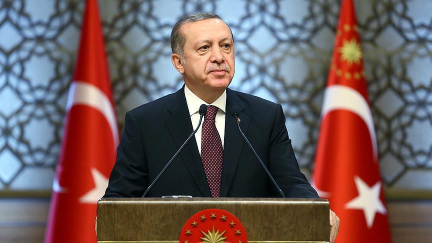 Cumhurbaşkanı Erdoğan'dan Anadolu Ajansına kutlama