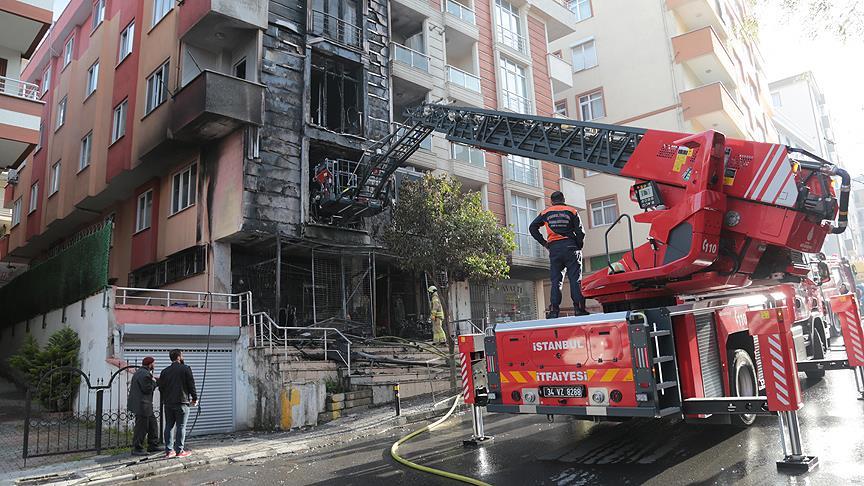 Maltepe'de yangın