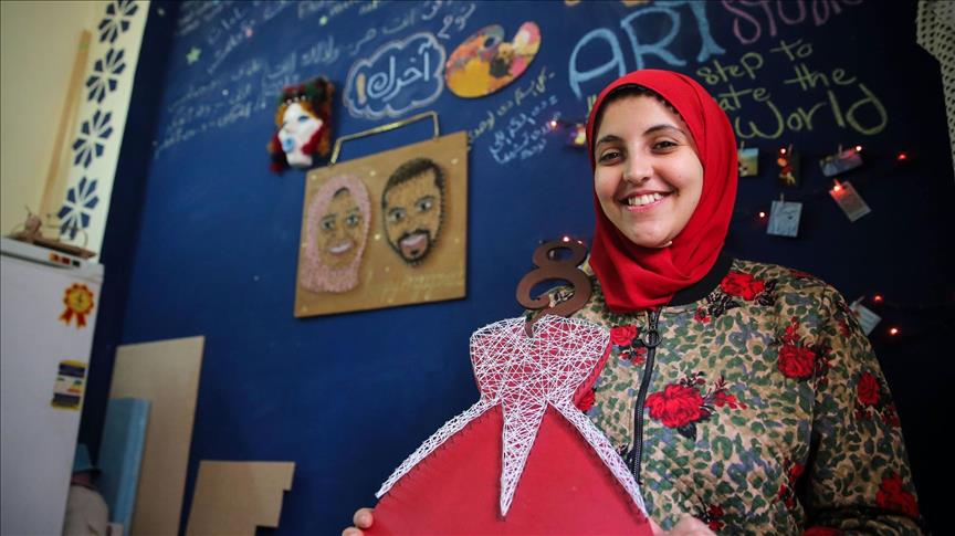 Egypte: Le string art, une activité de plus en plus attractive