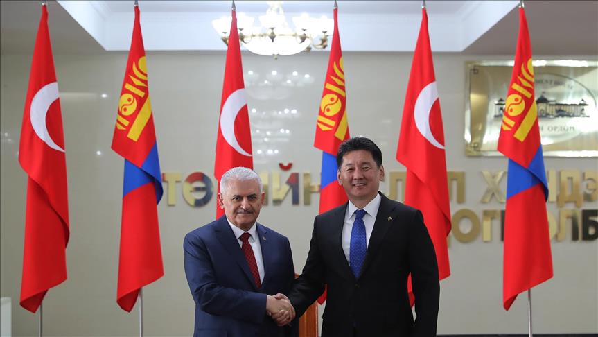 Turkish PM seeks to boost ties with Mongolia