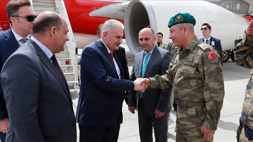 Turkish premier arrives in Afghanistan