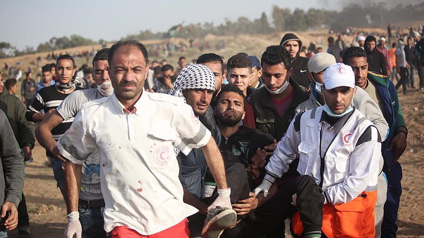 11 Palestinians injured by Israeli soldiers