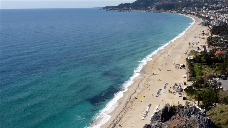 Turquie Alanya La Plage Cleopatre Prisee Par Des Millions De Touristes