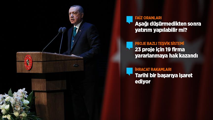  Cumhurbaşkanı Erdoğan: Faiz oranlarını aşağı düşürmedikten sonra bu yatırım yapılabilir mi?