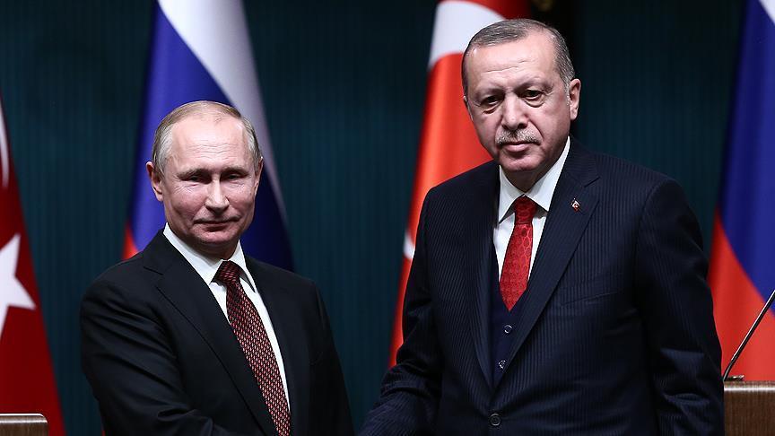 Turkish, Russian presidents discuss Syria over phone