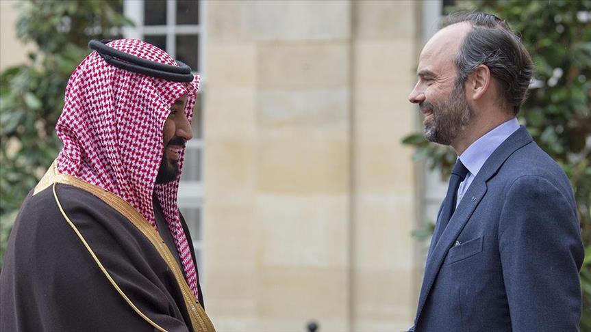 Saudi crown prince kicks off France visit