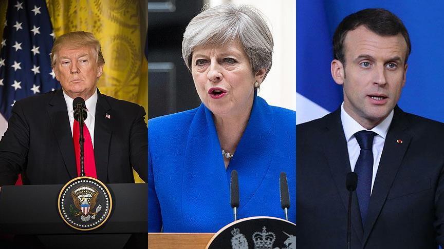 UK, US, France leaders urge response to Syria attack