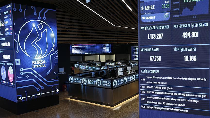 Turkey's benchmark stock index goes down at close