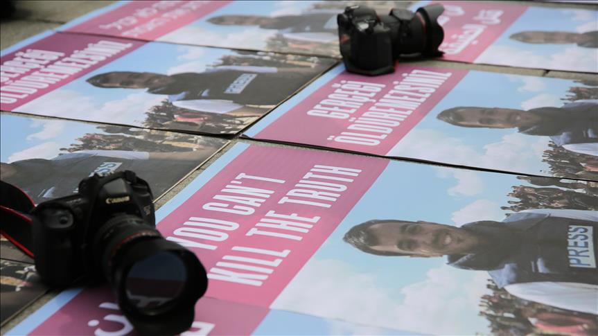Killing of Palestinian journalist protested in Istanbul