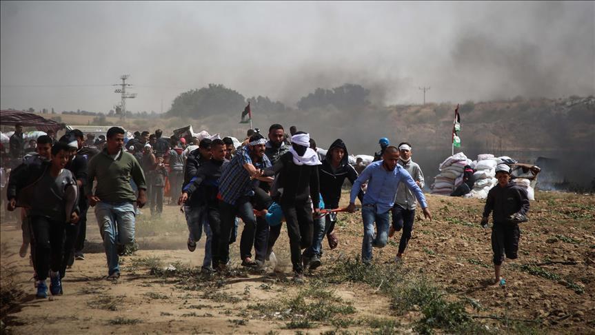 Демонстрации во Газа: Убиен е еден, ранети се повеќе од 700 Палестинци